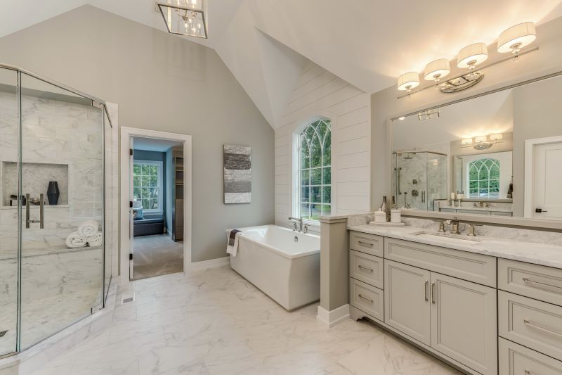 Wide Picture of a Modern Bathroom