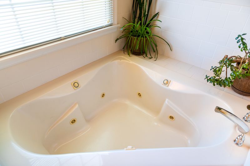 Bathroom with new bathtub
